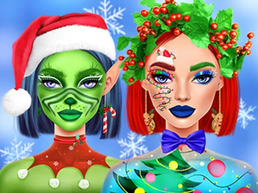 Ellie Weihnachts-Make-up-Spiel