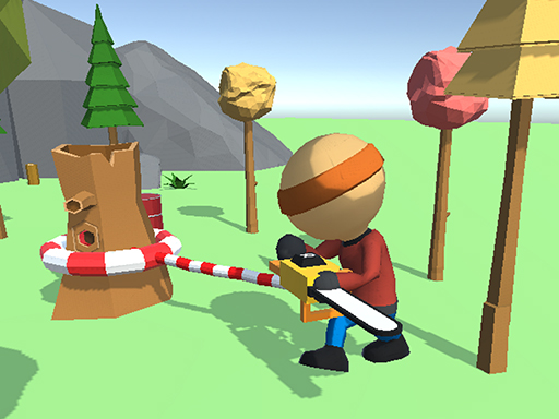 Wood Man Cutter Spiel