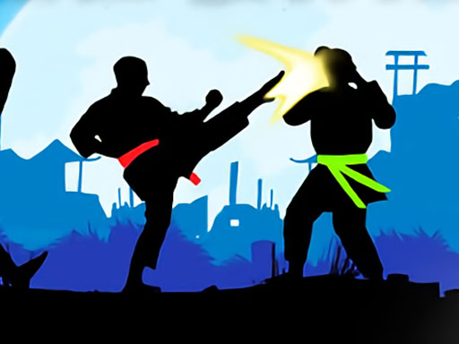 Karate-Kämpfer-Spiel
