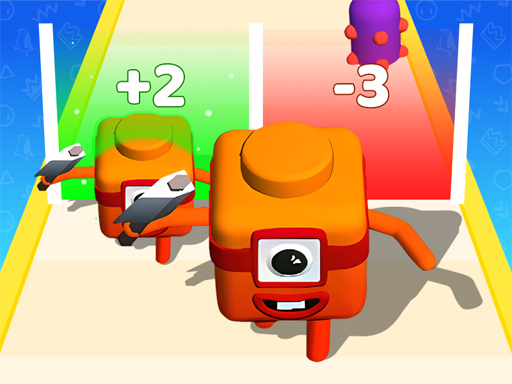 Merge Number Cube 3D-Run-Spiel