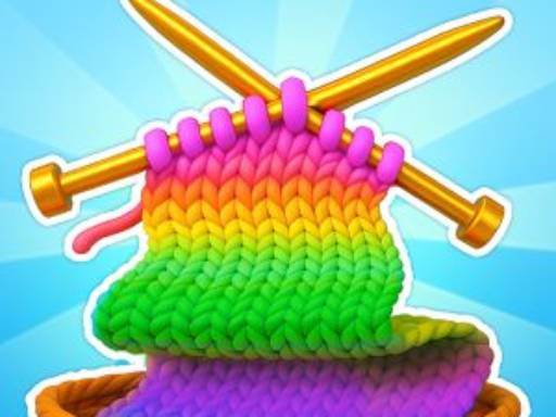 Farbiges Garnsortierspiel