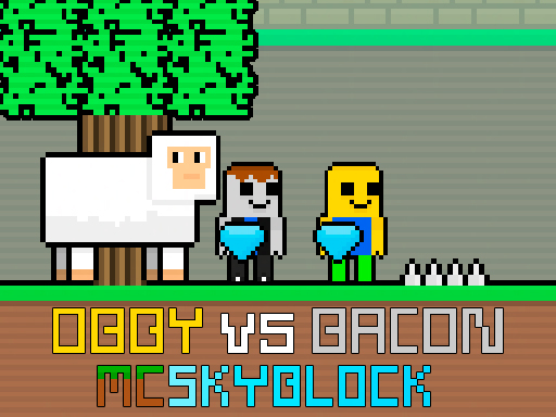 Obby Vs Bacon Mcskyblock-Spiel