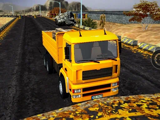 Langer Anhänger-LKW-Transport-Simulationsspiel Cover-Bild