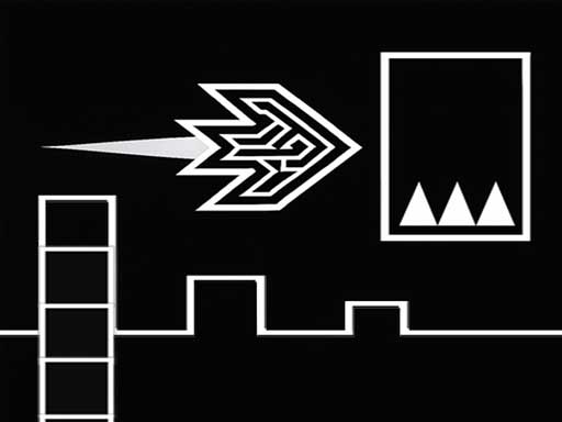 Geometrie-Flap-Spiel