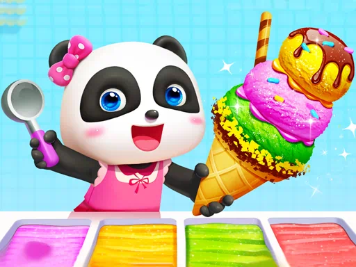 Eiscreme-Spiel „Kleiner Panda“