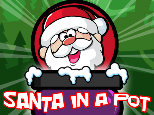 Weihnachtsmann im Topf Spiel