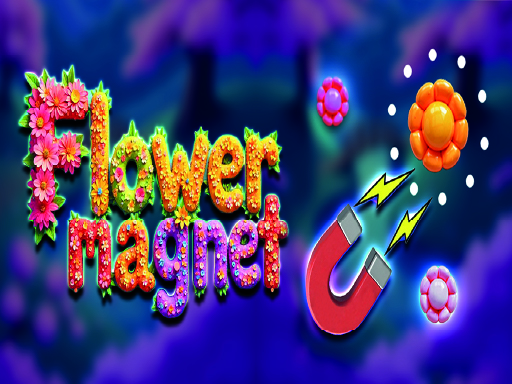Blumenmagnetspiel