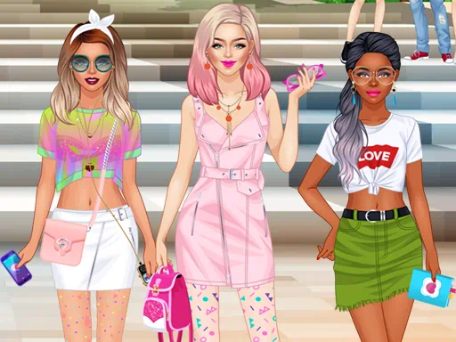 College Girls Team Mode-Umstyling-Spiel