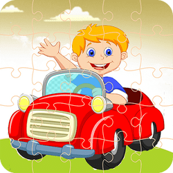 Auto-Puzzlespiel