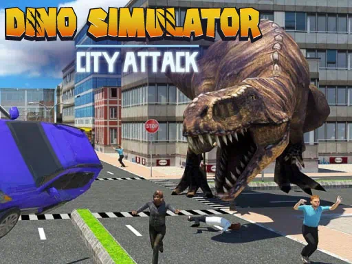Dino Simulator City Attack Spiel Cover-Bild