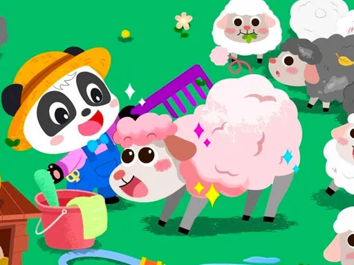 Baby Panda Tierfarm Spiel