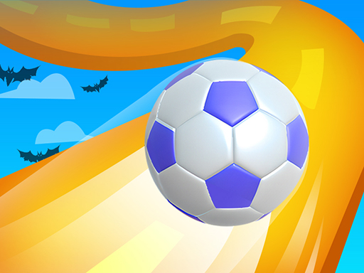 Halloween-Fluchtspiel mit rollenden Kugeln