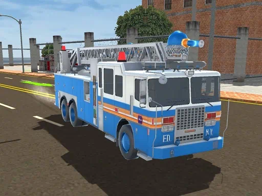 Feuerwehrauto-Fahrsimulator 2024 Spiel Cover-Bild