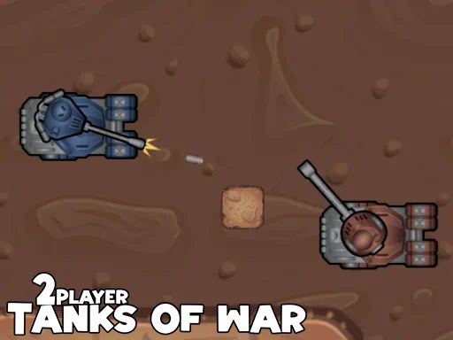 2-Spieler-Tanks-of-War-Spiel cover image