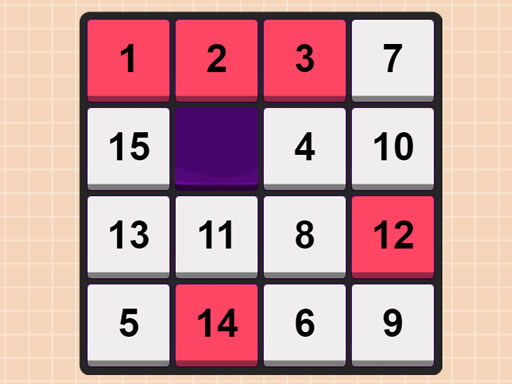 Block-Zahlen-Puzzlespiel