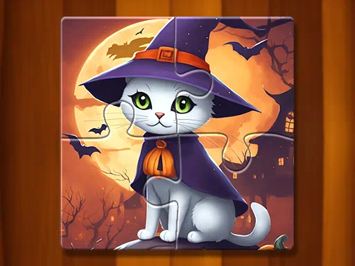 Gruseliges Halloween-Puzzlespiel Cover-Bild
