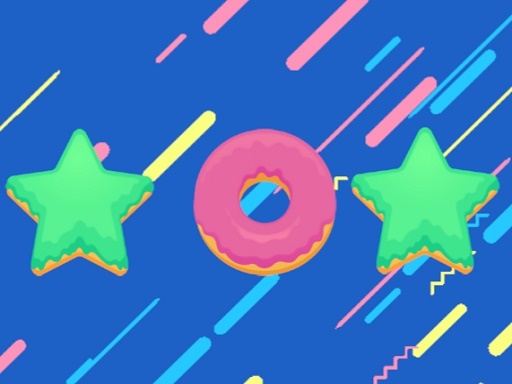 Gleiches und anderes Donut-Spiel
